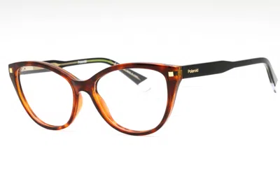 Polaroid Core Pldd493 Cat-eye Eyeglasses In Tortoiseshell