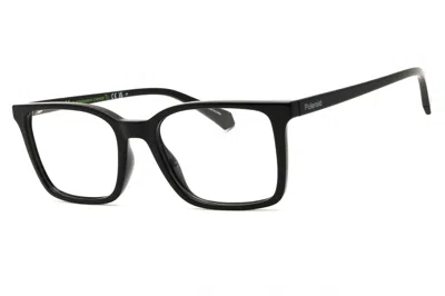 Polaroid Core Pldd499 Rectangular Plastic Frame Eyeglasses In Black