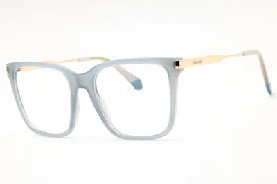 Polaroid Core Pldd528 Rectangular Frame Eyeglasses In Beige