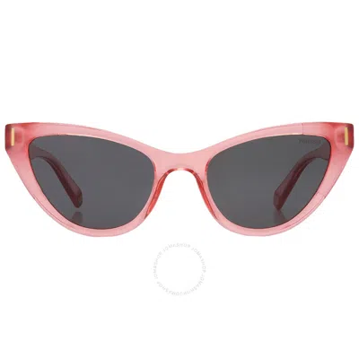 Polaroid Core Polarized Grey Cat Eye Ladies Sunglasses Pld 6174/s 09r6/m9 52 In Pink