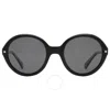 Polaroid Core Polarized Grey Oval Ladies Sunglasses Pld 4114/s/x 0807/m9 54