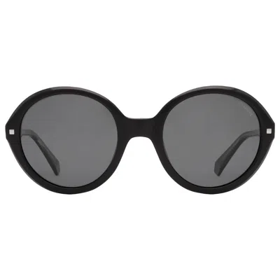POLAROID CORE POLARIZED GREY OVAL LADIES SUNGLASSES PLD 4114/S/X 0807/M9 54