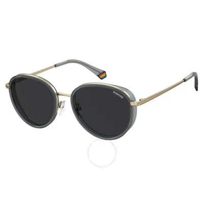 Polaroid Core Polarized Grey Oval Men's Sunglasses Pld 6150/s/x 0kb7/m9 53
