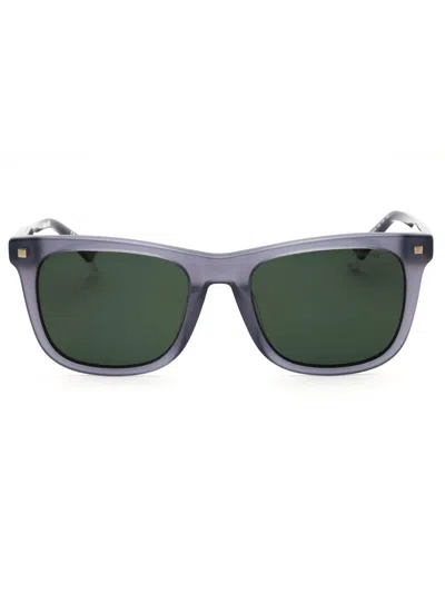 Polaroid Core Rectangular Plastic Men's Sunglasses In Purple
