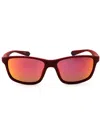 Polaroid Core Rectangular Polarized Sunglasses For Men - Modern Comfort In Red