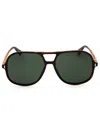 Polaroid Core Rectangular Sunglasses For Men - Pld 6217/s Style In Green