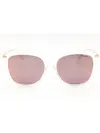 Polaroid Core Rectangular Unisex Sunglasses In Pink