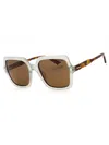 Polaroid Core Rectangular Women's Sunglasses By  In Brown