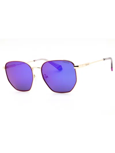 Polaroid Core Round Metal Unisex Sunglasses In Purple