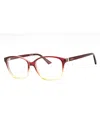 Polaroid Core Sleek Rectangular Eyeglasses - Women's Edition In Multi
