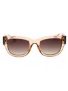 Polaroid Core Stylish Rectangular Men's Sunglasses In Pink