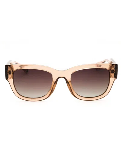 Polaroid Core Stylish Rectangular Men's Sunglasses In Pink
