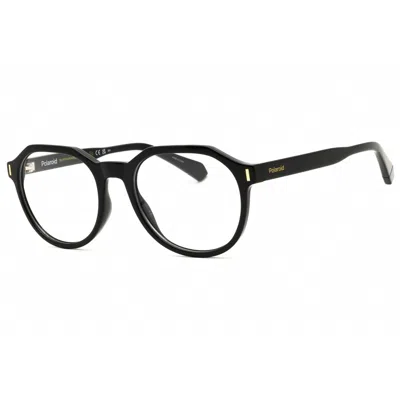 Polaroid Core Unisex Black Round Eyeglass Frames Pldd483