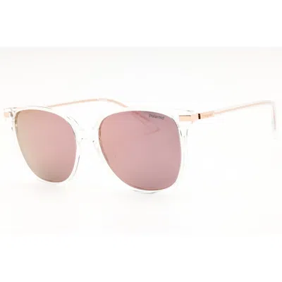 Polaroid Core Unisex Gold Tone Rectangular Sunglasses Pld4170gsx In ["gold Tone"]