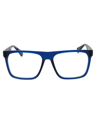 Polaroid Core Unisex Rectangular Eyeglasses - Pld D533 Model In Blue