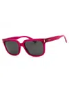 Polaroid Core Women's Rectangular Mini Sunglasses In Orange