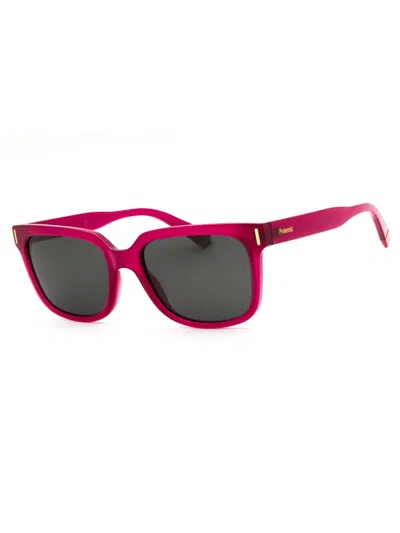 Polaroid Core Women's Rectangular Mini Sunglasses In Orange