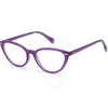 Polaroid Demo Cat Eye Ladies Eyeglasses Pld D432 0b3v 53
