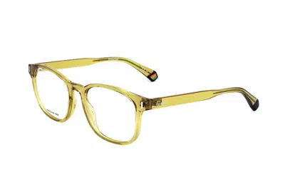 Polaroid Demo Square Men's Eyeglasses Pld D453 040g 52 In Yellow