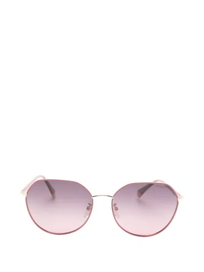 Polaroid Geometric-frame Gradient-lens Sunglasses In Pink