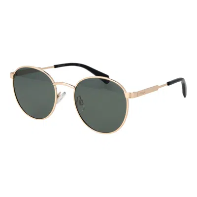 Polaroid Gold Metal Sunglasses In Multi