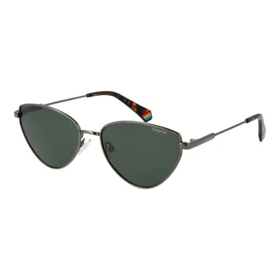 Polaroid Gray Metal Sunglasses