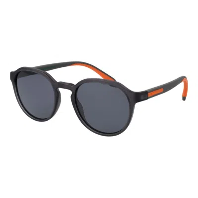 Polaroid Gray Polycarbonate Sunglasses In Blue