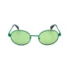 Polaroid Green Metal Sunglasses