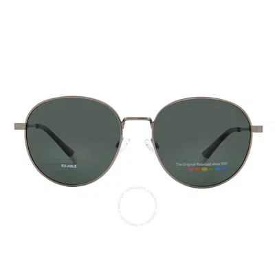 Polaroid Green Round Unisex Sunglasses Pld 4135/s/x 06lb/uc 54