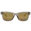 Polaroid Grey Gold Multilayer Square Unisex Sunglasses Pld 6206/s 010a/lm 51