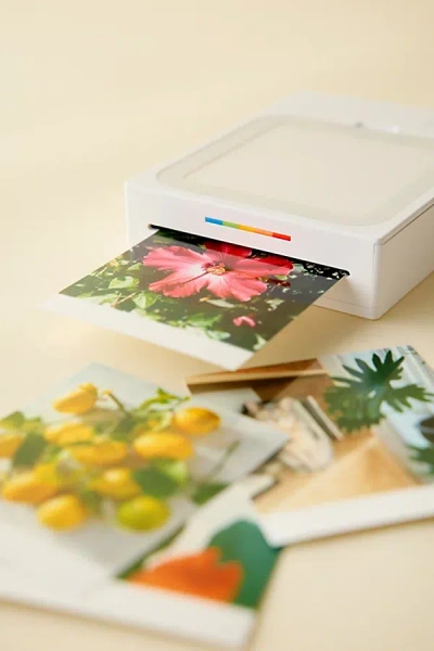 Polaroid Hi-print 3x3 Photo Printer In White At Urban Outfitters In Multi