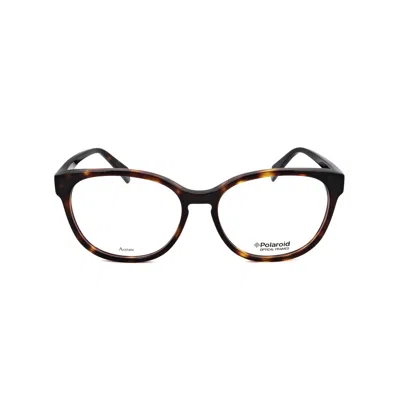 Polaroid Ladies Brown Round Eyeglass Frames Pld-d371