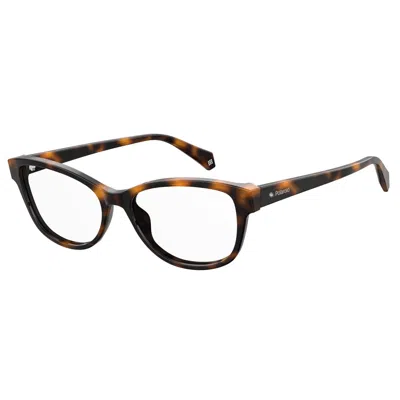 Polaroid Ladies' Spectacle Frame  Pld-d370-086  52 Mm Gbby2 In Brown