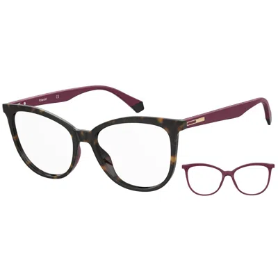 Polaroid Ladies' Spectacle Frame  Pld-d406-65t  54 Mm Gbby2 In Multi