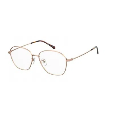 Polaroid Ladies' Spectacle Frame  Pld-d425-g-06j  56 Mm Gbby2 In Gold