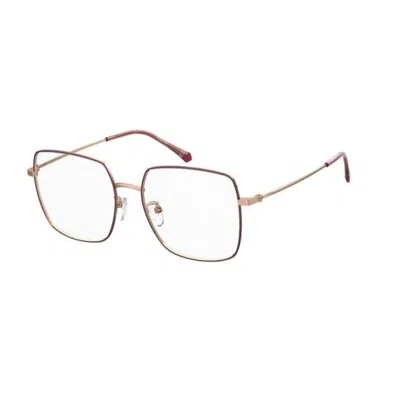 Polaroid Ladies' Spectacle Frame  Pld-d428-g-0t5  56 Mm Gbby2 In Gold