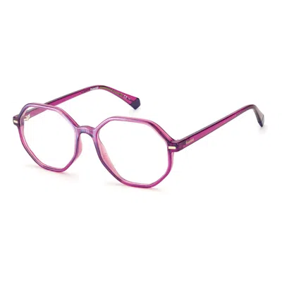 Polaroid Ladies' Spectacle Frame  Pld-d433-s1v  53 Mm Gbby2 In Pink