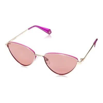 Polaroid Ladies' Sunglasses  Pld 6071/s/x  56 Mm Gbby2 In Pink