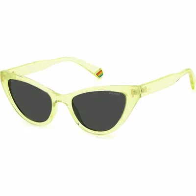 Polaroid Ladies' Sunglasses  Pld-6174-s-40g-m9  52 Mm Gbby2 In Green