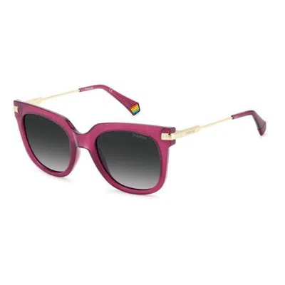 Polaroid Ladies' Sunglasses  Pld-6180-s-b3v  51 Mm Gbby2 In Purple
