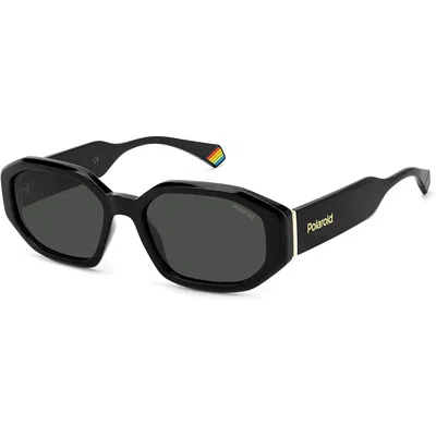 Polaroid Ladies' Sunglasses  Pld 6189_s Gbby2 In Black