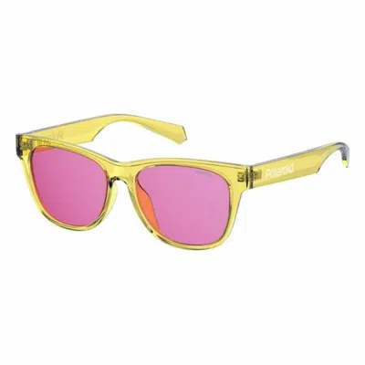 Polaroid Ladies' Sunglasses  Pld6053/f/s  55 Mm Gbby2 In Pink