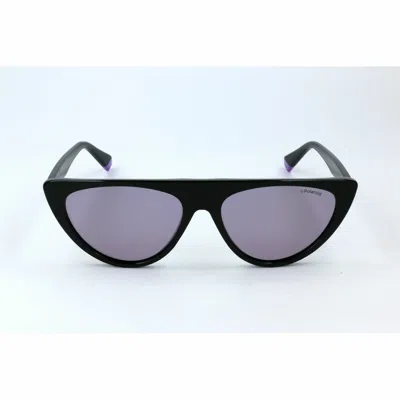Polaroid Ladies' Sunglasses  Pld6108-s-hk8  54 Mm Gbby2 In Black