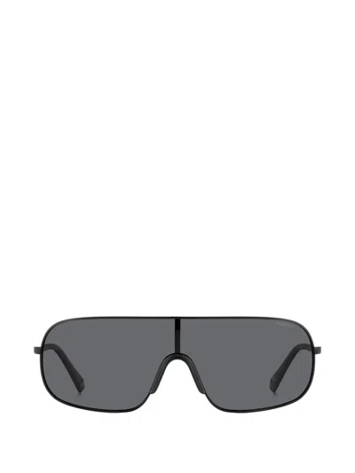 Polaroid Logo-print Sunglasses In Black