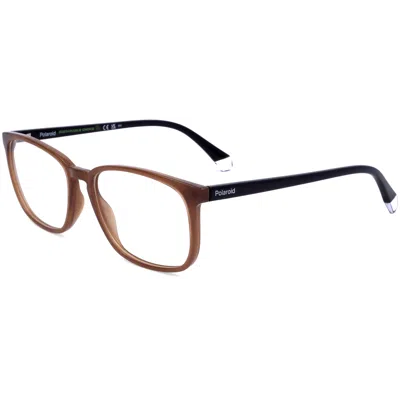 POLAROID MEN'S 56 MM BROWN OPTICALS