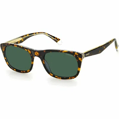 Polaroid Men's Sunglasses  Pld-2104-s-x-krz  55 Mm Gbby2 In Green