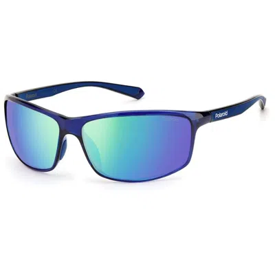 Polaroid Men's Sunglasses  Pld 7036_s Gbby2 In Blue