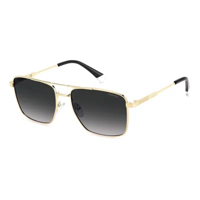 Polaroid Metal Men's Sunglasses In Gold