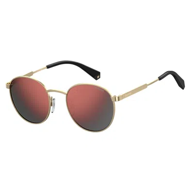 Polaroid Metal Sunglasses In Gold