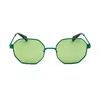Polaroid Metal Sunglasses In Green